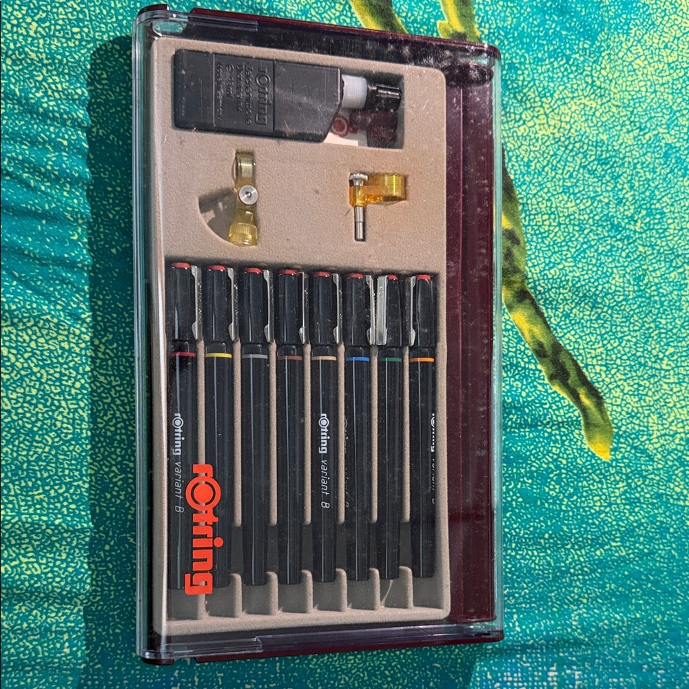 Ring Black Technical Pen Set